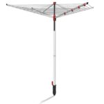 Outdoor Clothes Drying Rack Vileda Sun Lift Compact 168250 Black  White Aluminium 40 m