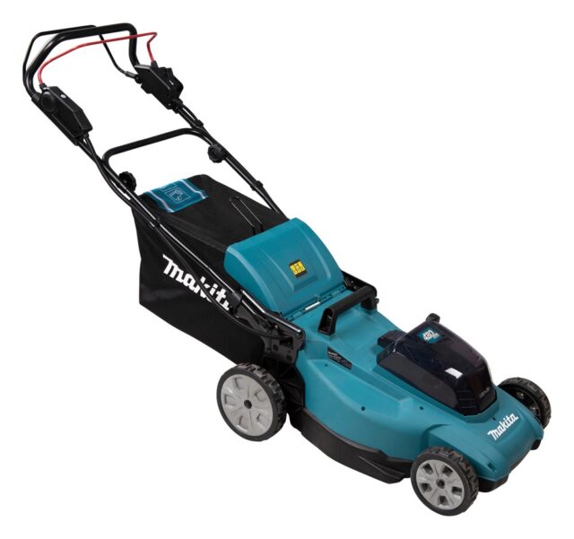 Makita DLM481Z lawn mower Push lawn mower Battery Black  Blue  Metallic - imagine 9