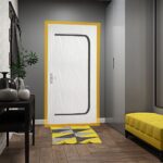 DRZWI PRZECIWPYŁOWE REMONTOWE XXL, KURTYNA PRZECIWKURZOWA 230X135 DRZWI - imagine 3