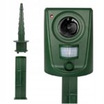 BLACK FOREST ULTRADŹWIĘKOWY ODSTRASZACZ ZWIERZĄT Z CZUJNIKIEM RUCHU 62m2 WODOODPORNY