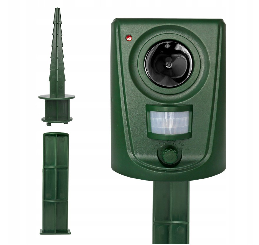 cps-e80c846d5663229b9a38e083790c883b-2026-04-01-02-14-19 BLACK FOREST ULTRADŹWIĘKOWY ODSTRASZACZ ZWIERZĄT Z CZUJNIKIEM RUCHU 62m2 WODOODPORNY - imagine 1