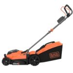 Black & Decker BCMW3318L2 Push lawn mower Battery Black  Orange - imagine 2