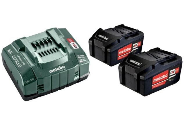 METABO Battery 18V 5.2Ah x2 + charger - imagine 2