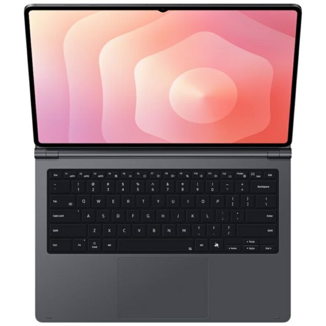 Etui Samsung Book Cover Keyboard Slim do  Galaxy Tab S11U szary - imagine 7