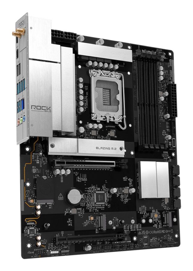Asrock B860 Rock WiFi 7 Intel B860 LGA 1851 (Socket V1) ATX - imagine 3