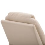 EXTRALINK FOTEL WYPOCZYNKOWY MASUJĄCY Z PODNÓŻKIEM BIAŁY - imagine 2