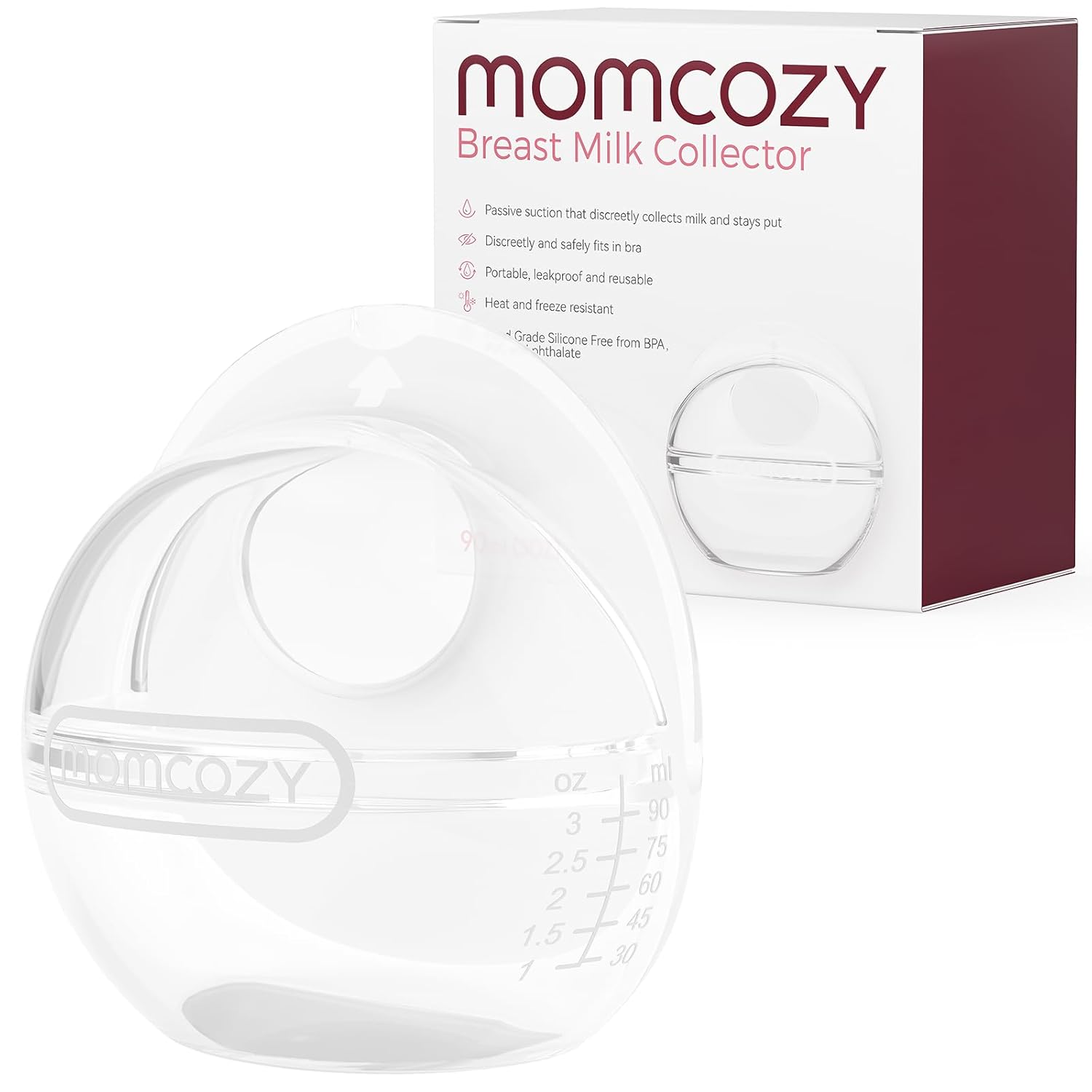 cps-1d3e393e2441ddaa1b52b53b6aeb7173-2026-05-14-23-58-05 MOMCOZY 90ML REUSABLE MILK COLLECTOR FOR BREASTMILK-SINGLE - imagine 1