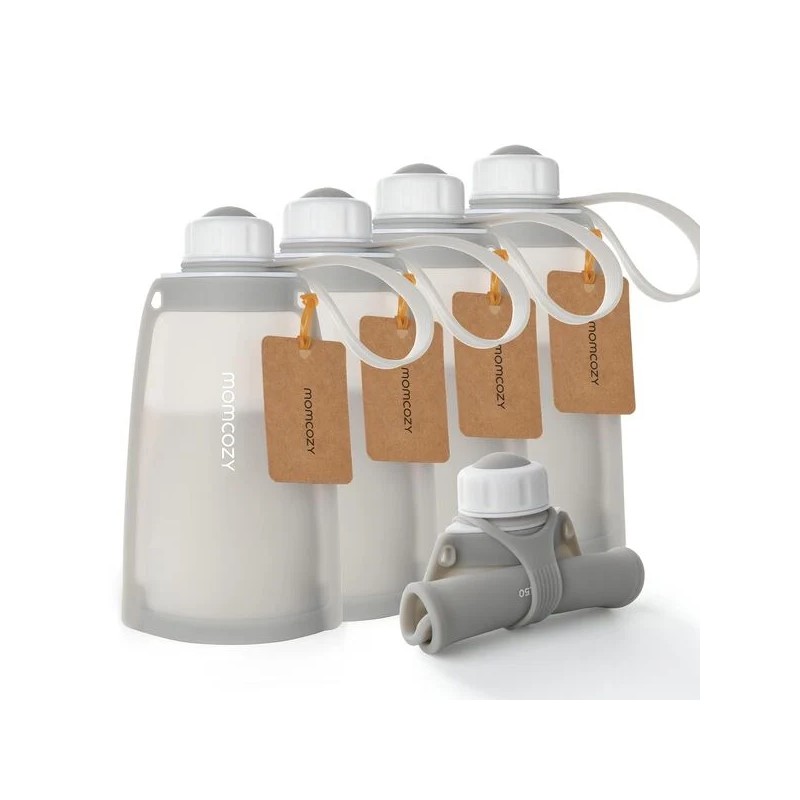 cps-6669efe82ab65b4ceaf0640269ee6516-2026-05-24-20-08-04 MOMCOZY SILICONE MILK STORAGE BAGS GREY* 5PCS - imagine 1