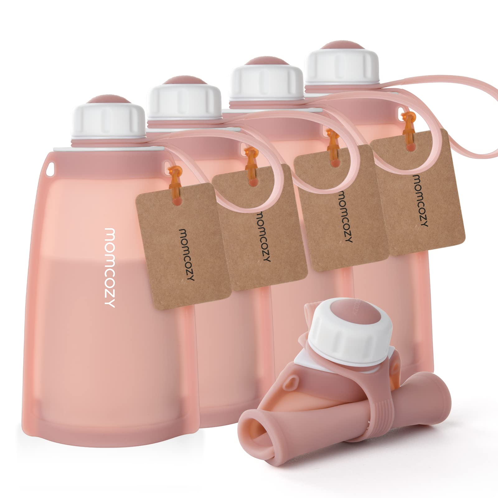 cps-7f56be938d27fcaaccec30e222f7e76d-2026-05-24-20-08-03 MOMCOZY SILICONE MILK STORAGE BAGS RED* 5PCS - imagine 1