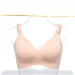 MOMCOZY YN46 SEAMLESS SUPPORT FLORAL NURSING BRA SKIN M - imagine 3