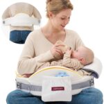 MOMCOZY COZYPRO NURSING PILLOW FOR BREASTFEEDING WHITE