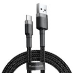 Baseus CATKLF-CG1 USB cable 2 m USB A USB C Black  Grey