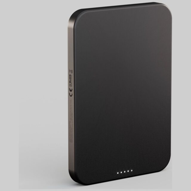 Magnetic Powerbank 5000mAh MagSafe/Qi2 black - imagine 3