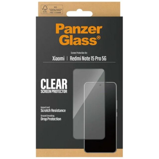 Szkło hartowane PanzerGlass Ultra-Wide    Fit do Xiaomi Redmi Note 15 Pro 5G - imagine 4