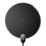 Baseus CCED000001 mobile device charger Headphones  Smartphone Black USB Wireless charging Indoor