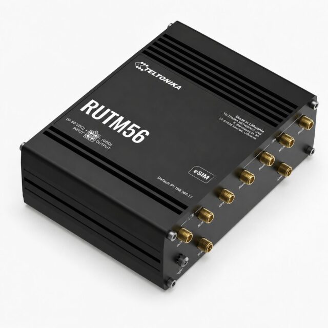 TELTONIKA RUTM56 DUAL MODEM ROUTER 5G & 4G CAT4, SIM, ESIM™ - imagine 3