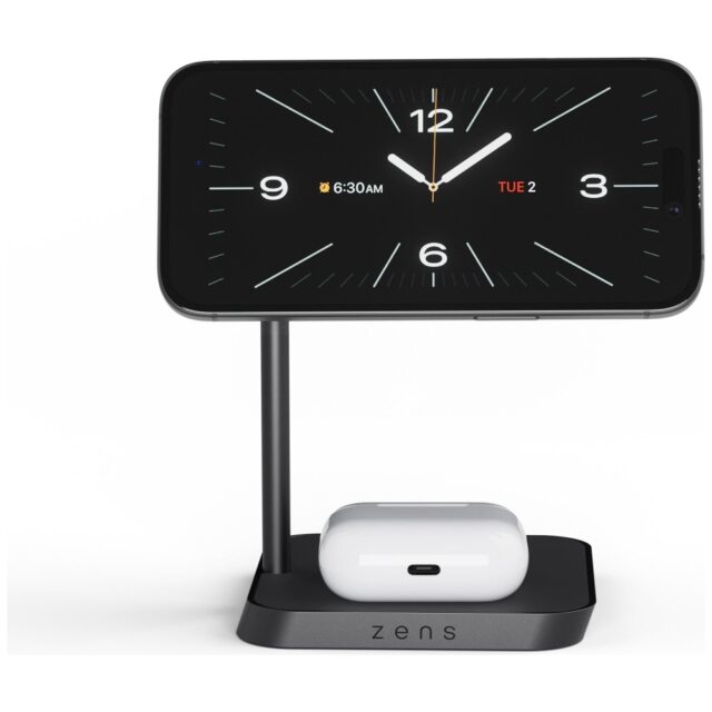 Zens Aluminium 2-in-1 Magnetic Charger 24W - imagine 2