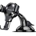 Gravity car mount Baseus Osculum for phone (black)