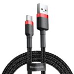 Baseus Cafule USB cable 2 m USB A USB C Black  Red