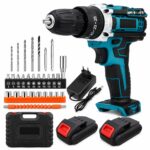 EXTRALINK TOOLS WIERTARKO-WKRĘTARKA AKUMULATOROWA NIEBIESKA + 2 AKUMULATORY