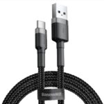 Baseus CATKLF-BG1 mobile phone cable Black 1 m USB A USB C