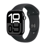Watch Apple Watch Series 10 LTE 46mm Jet Black Aluminium Case with Sport Band - Black